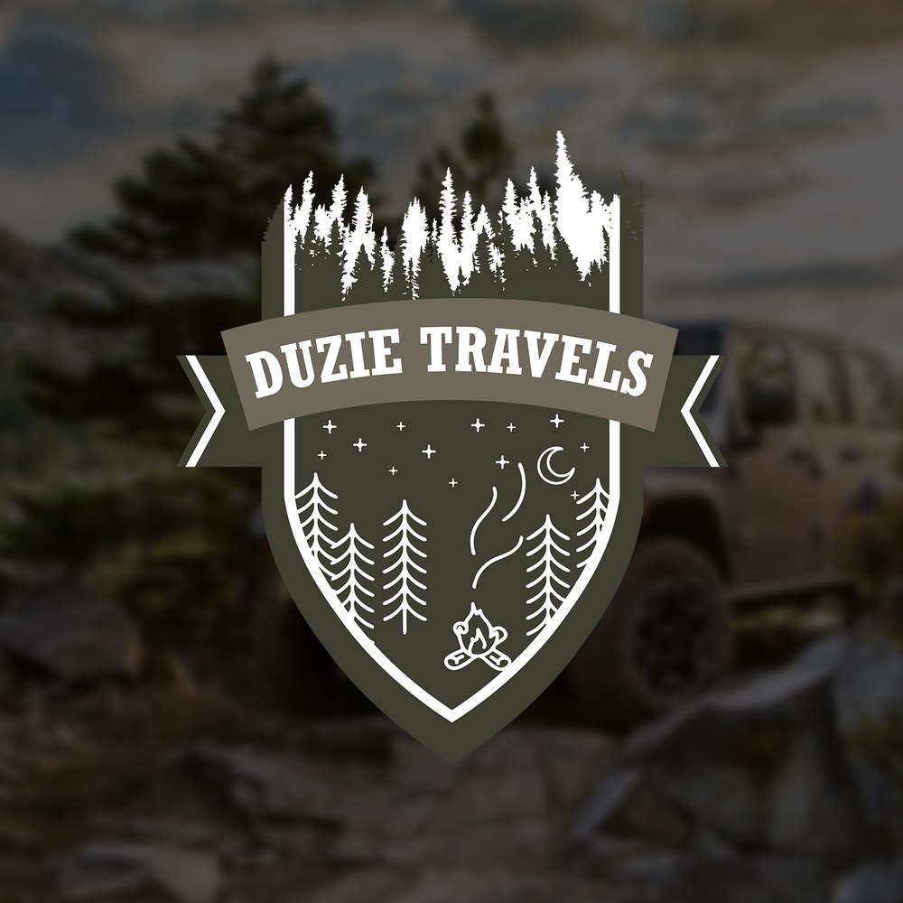 Duzie Travels logo design